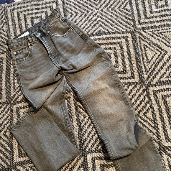 Zara jeans in gray wash size 0 - Picture 1 of 4